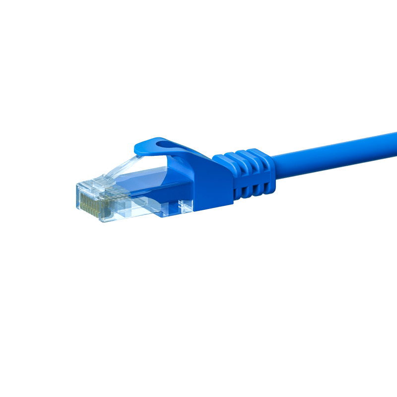 UTP CAT5e patch-kaapeli 2m sininen - 100% kuparia