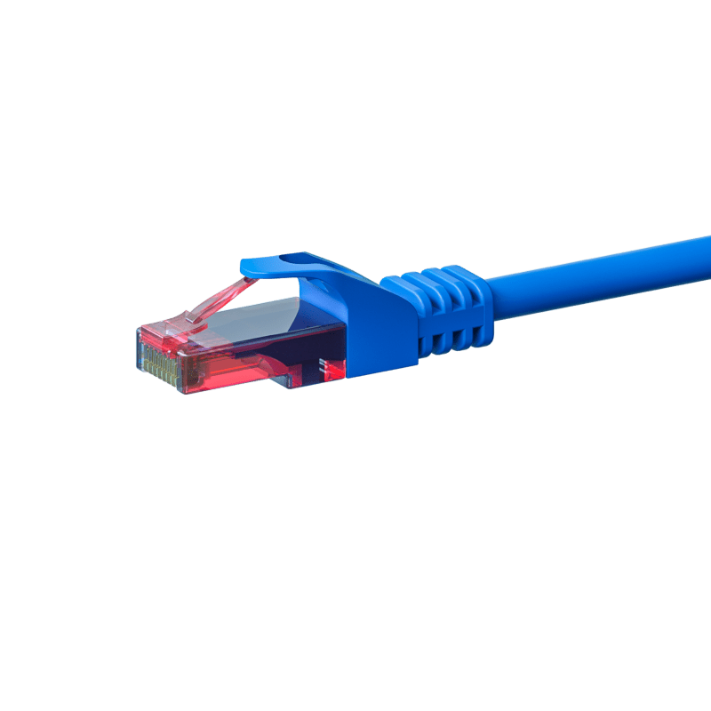 UTP CAT6 patch-kaapeli 0,15m sininen - 100% kuparia