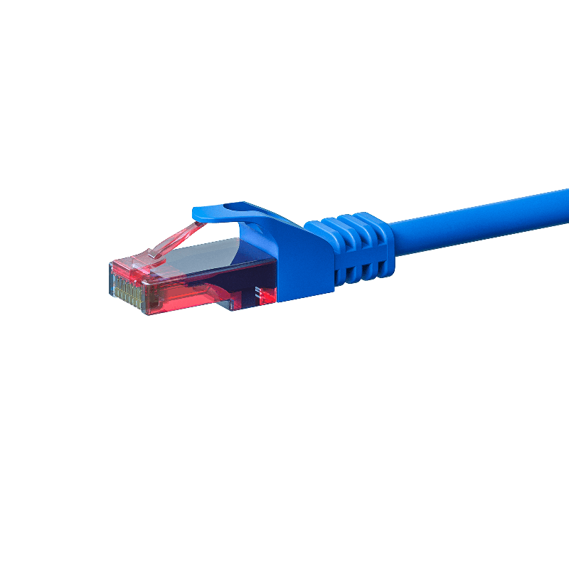 UTP CAT6 patch-kaapeli 0,50m sininen - 100% kuparia