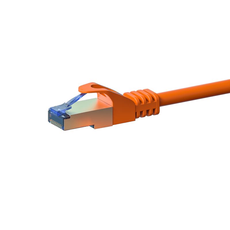 CAT6a S/FTP (PIMF) patch-kaapeli 1m oranssi