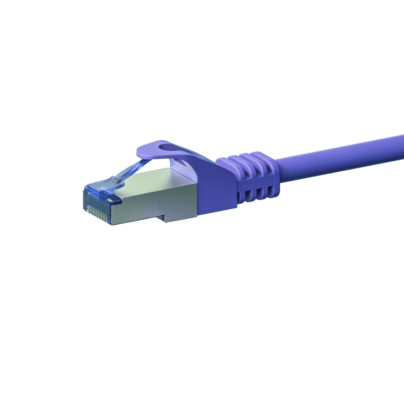 CAT6a S/FTP (PIMF) patch-kaapeli 0,50m violetti