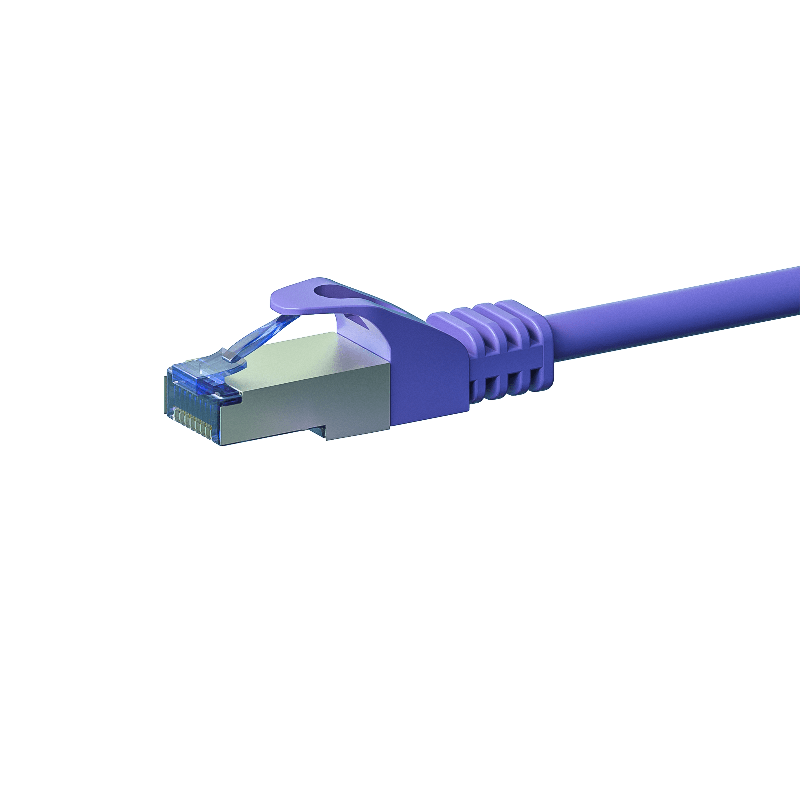 CAT6a S/FTP (PIMF) patch-kaapeli 30m violetti