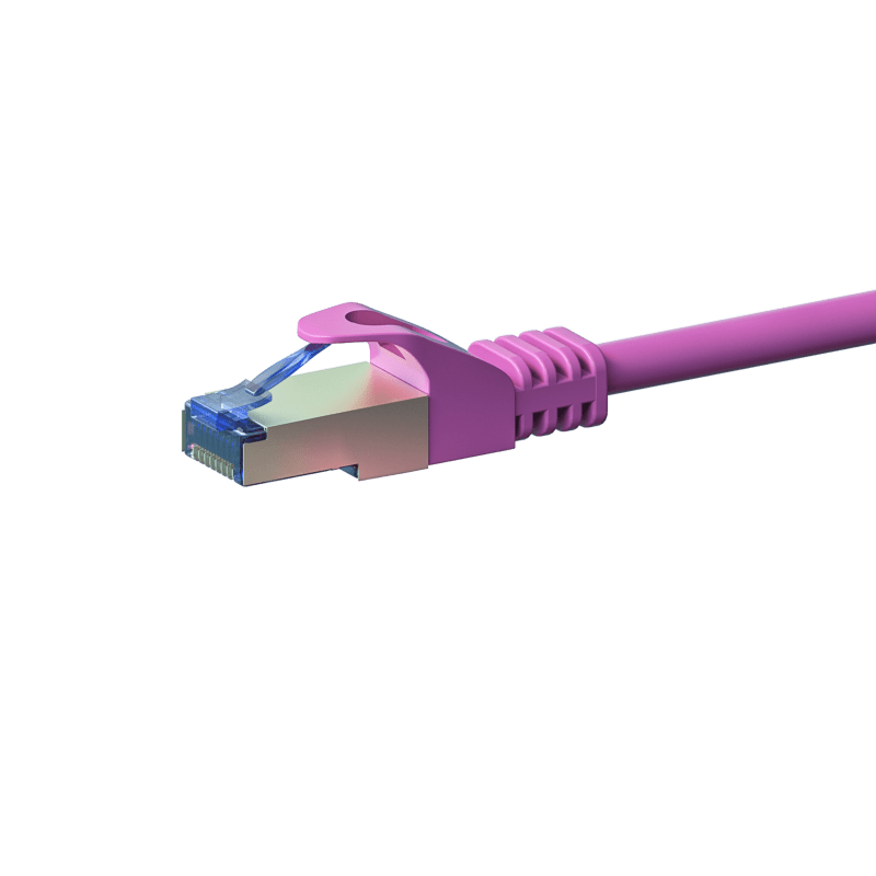 CAT6a S/FTP (PIMF) patch-kaapeli 1,50 m pinkki