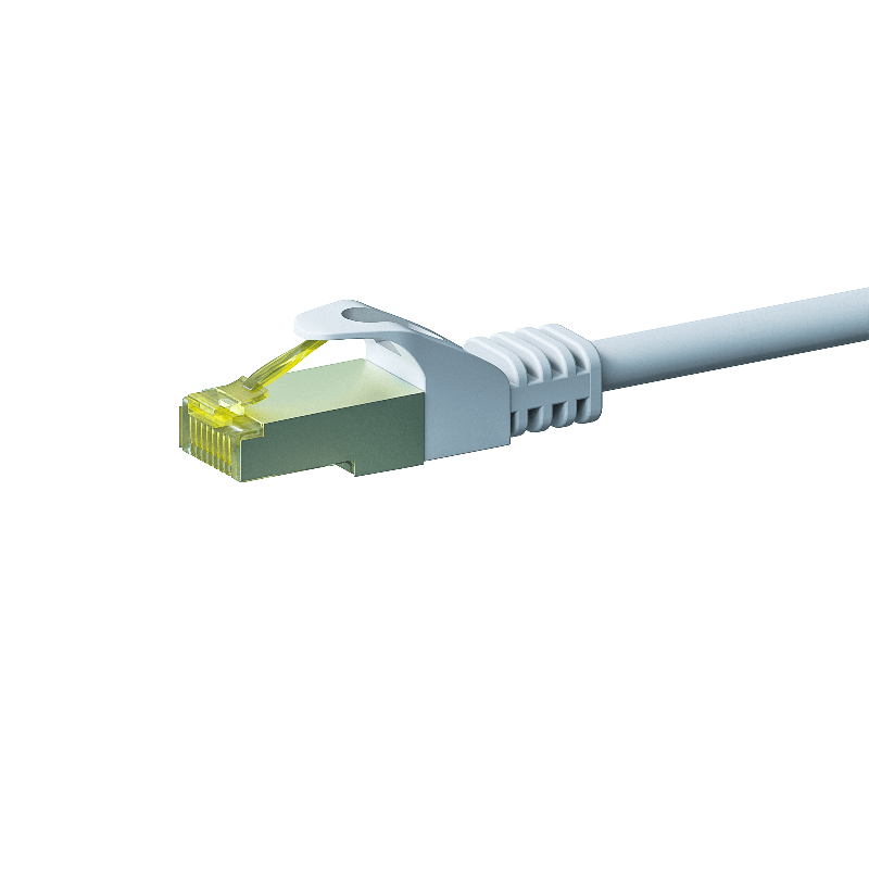 Cat7 S/FTP (PIMF) patch-kaapeli 10m valkoinen