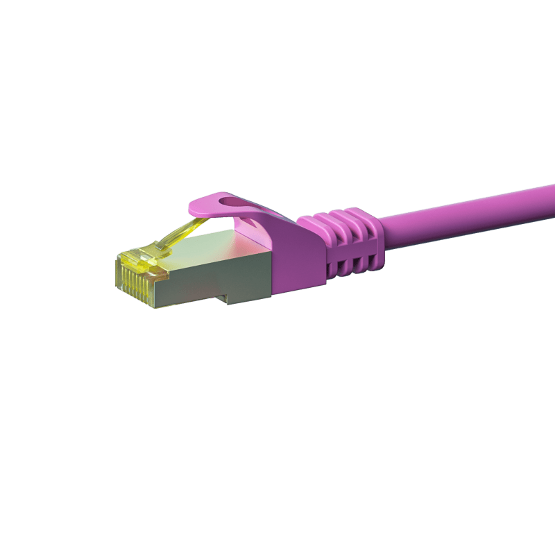 Cat7 S/FTP (PIMF) patch-kaapeli 50m pinkki