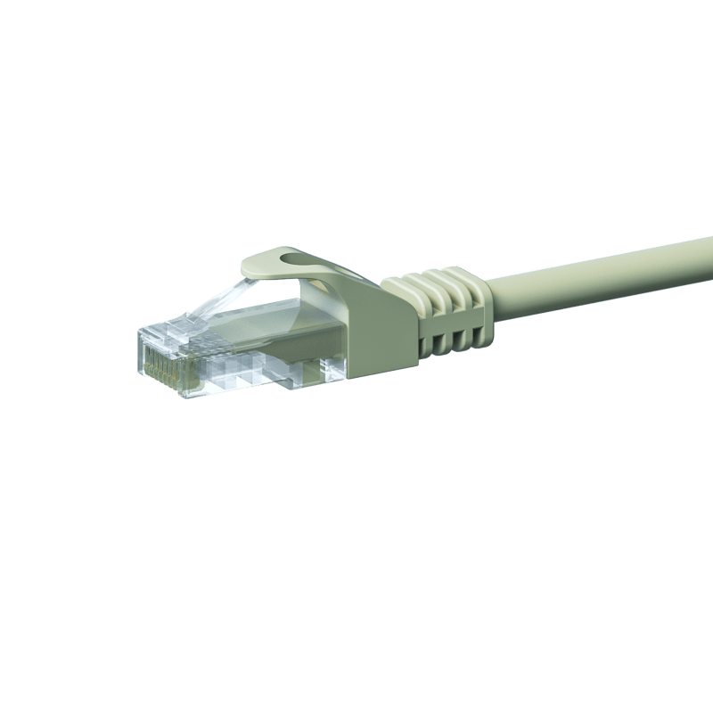 CAT5e UTP patch -kaapeli 0,50 m harmaa - CCA