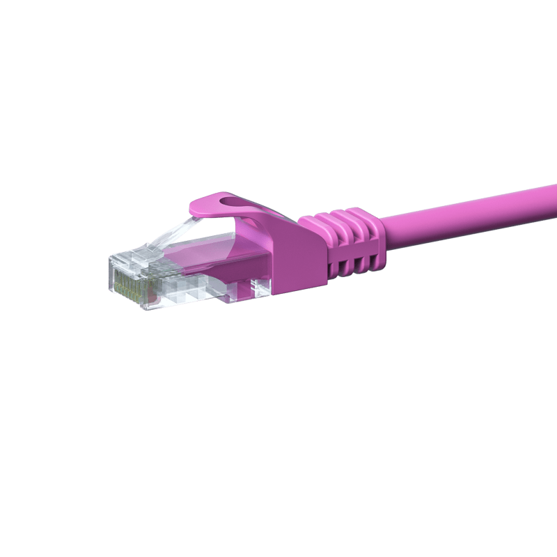 CAT5e UTP patch -kaapeli 3m pinkki - CCA