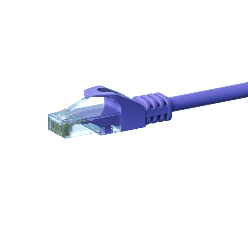 CAT6 UTP patch -kaapeli 7,50 m violetti - CCA