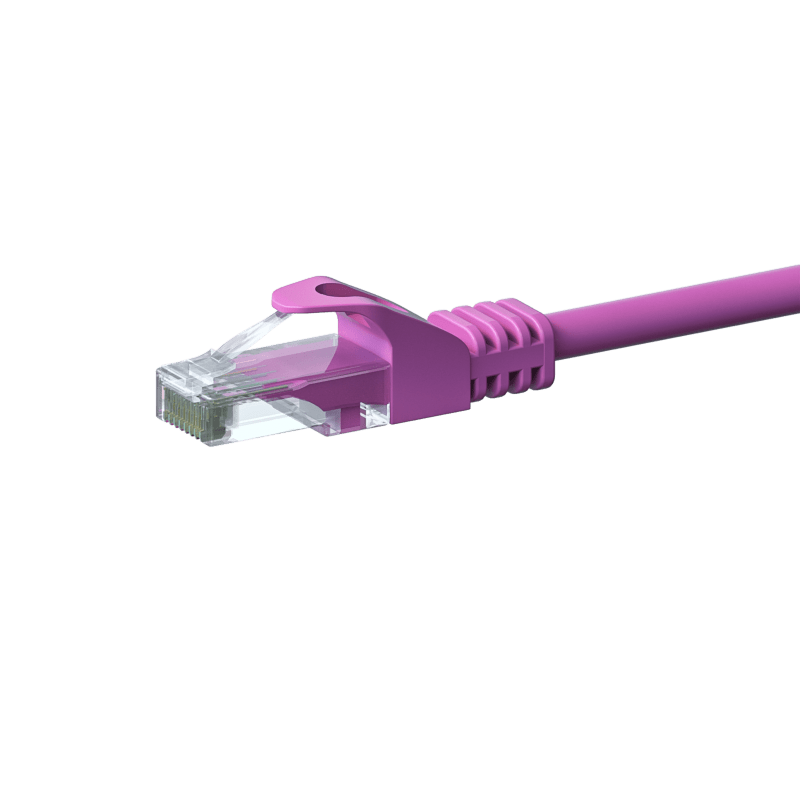 CAT6 UTP patch -kaapeli 20m pinkki - CCA