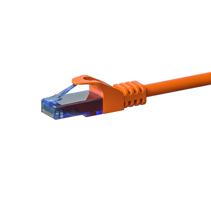 UTP CAT6a patch-kaapeli 1,50 m oranssi - 100% kuparia