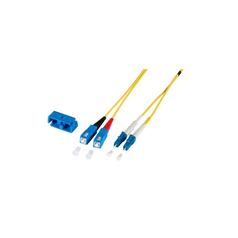 OS2 duplex valokaapeli LC-SC 15m