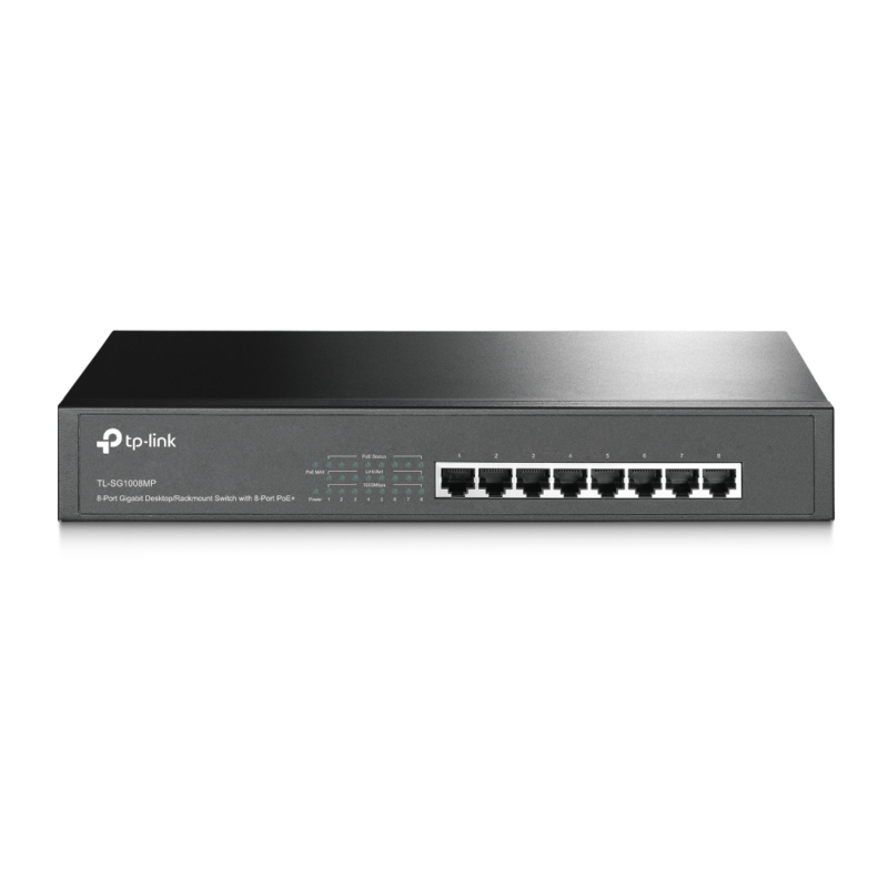 TP-Link 8-porttinen SG1008MP hallitsematon PoE-kytkin