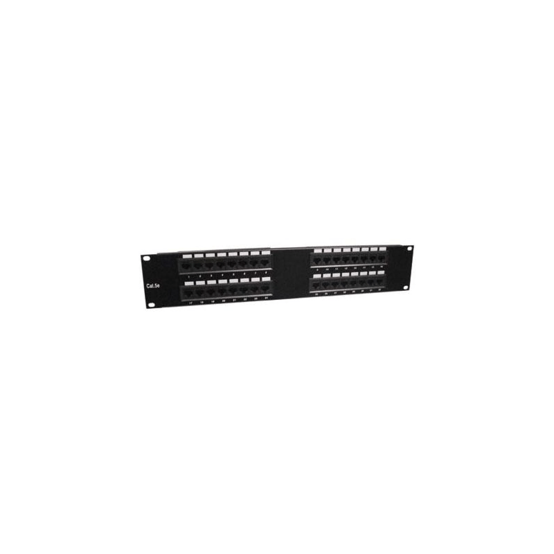 19 tuuman 2U UTP-paikkapaneeli 32xRJ45 Cat 5e