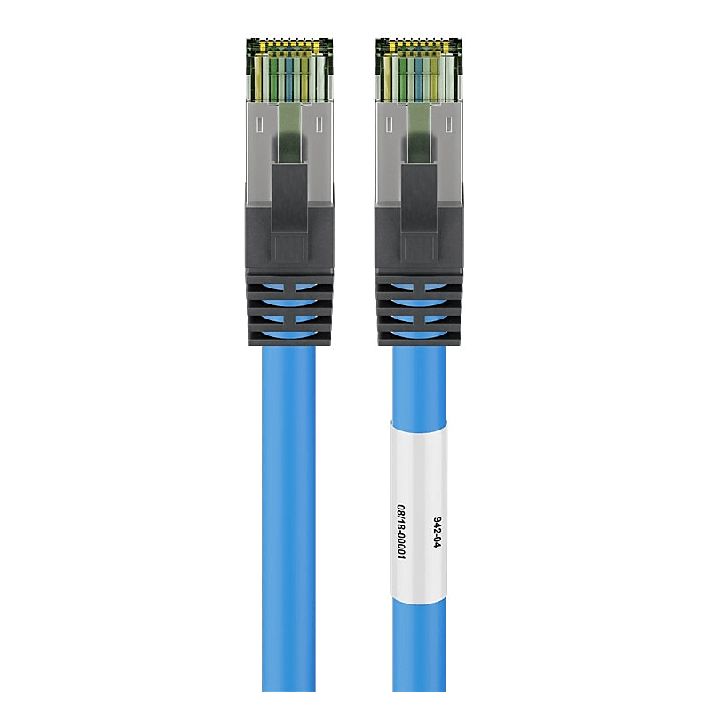 Cat8 S/FTP (PIMF) patch-kaapeli 2m sininen