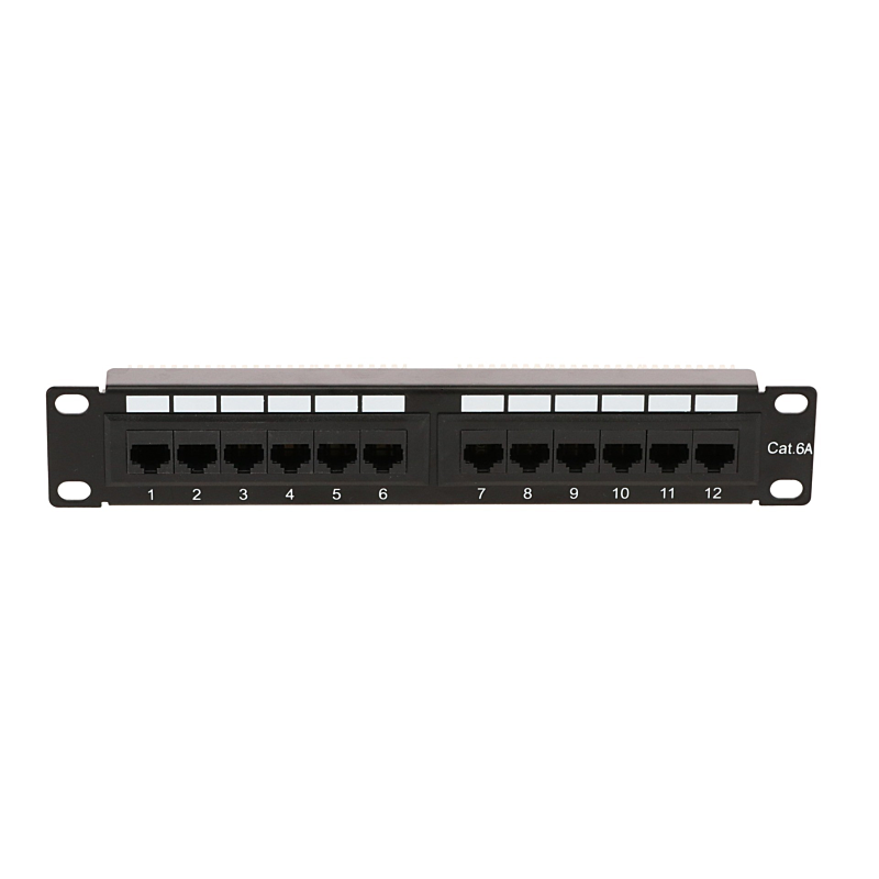 10 tuuman CAT6a UTP-päivityspaneeli - 12 porttia