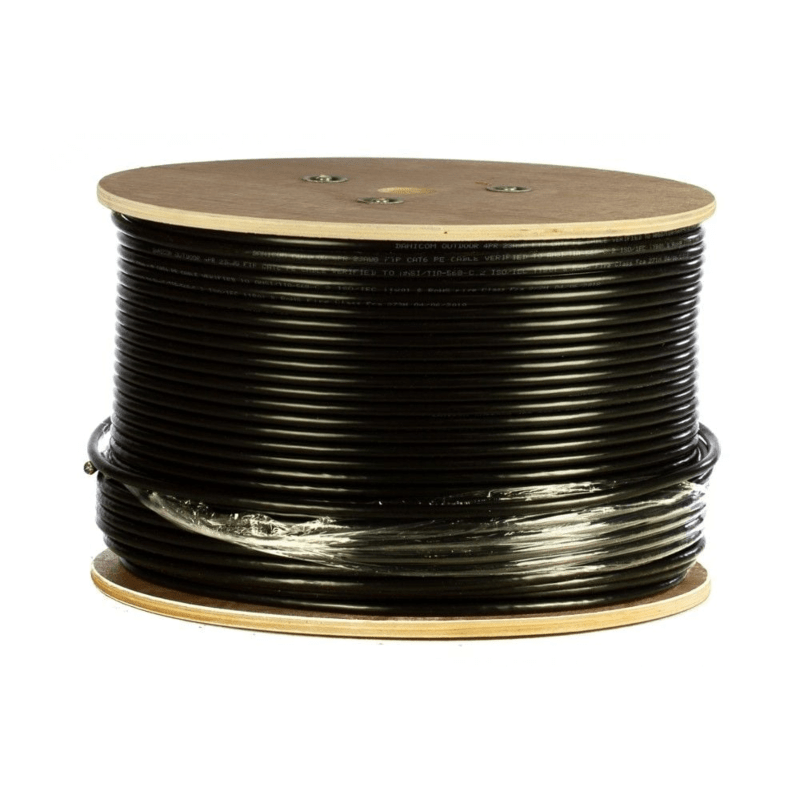 DANICOM CAT7 S/FTP 305m Ulkokaapeli jäykällä rullalla - PE (Fca)