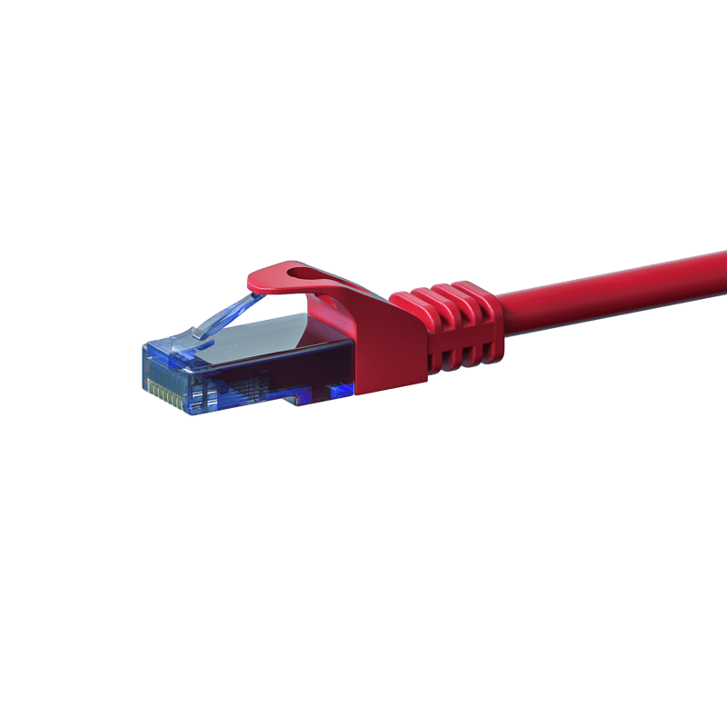 UTP CAT6a patch-kaapeli 2m punainen - 100% kuparia