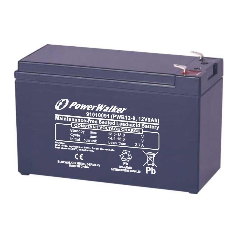 PowerWalker-akku 12V 9Ah