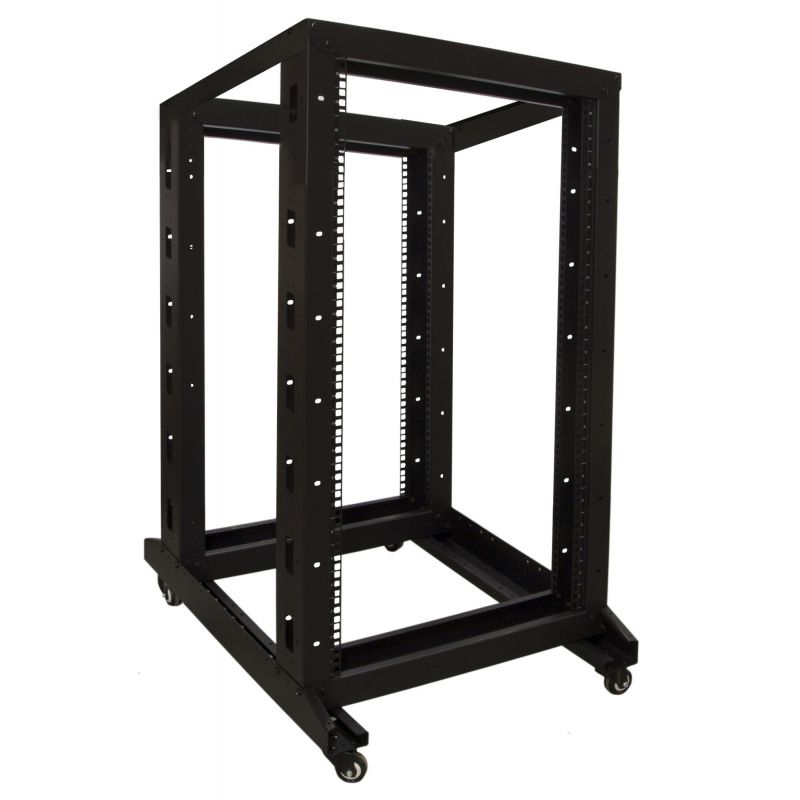 22U releteline pyörillä 600x800x1200mm (LxSxK)