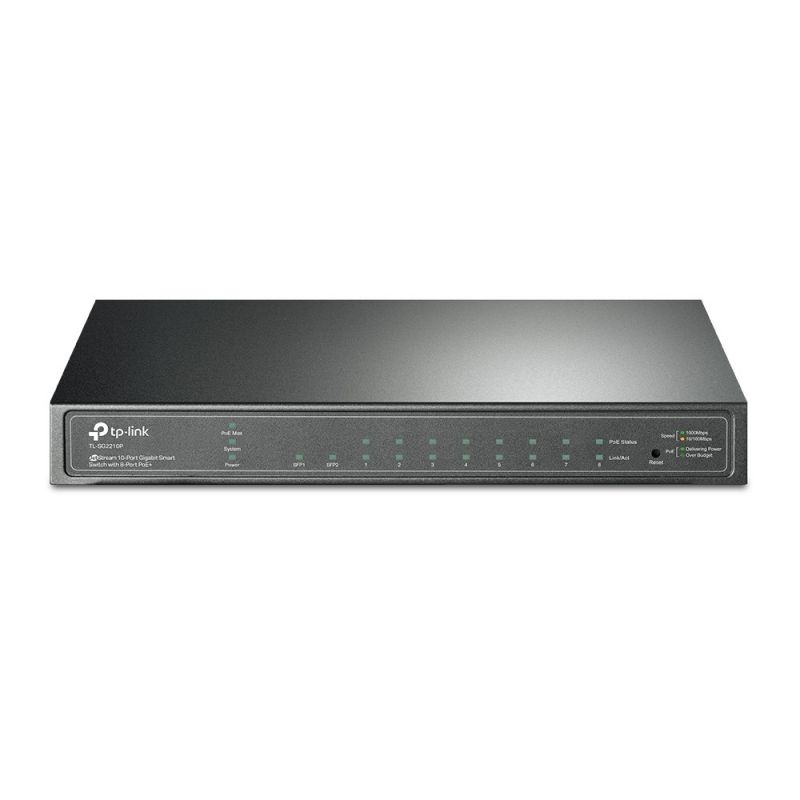 TP-Link 10-porttinen JetStream 2210P hallittu älykäs PoE-kytkin