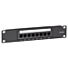 10 tuuman CAT5e UTP-päivityspaneeli - 8 porttia
