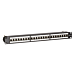 CAT6a STP patch -paneeli - 24 porttia