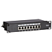 10 tuuman CAT6 FTP patch -paneeli - 8 porttia