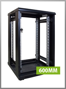 Palvelinkaappi 600 mm leveä